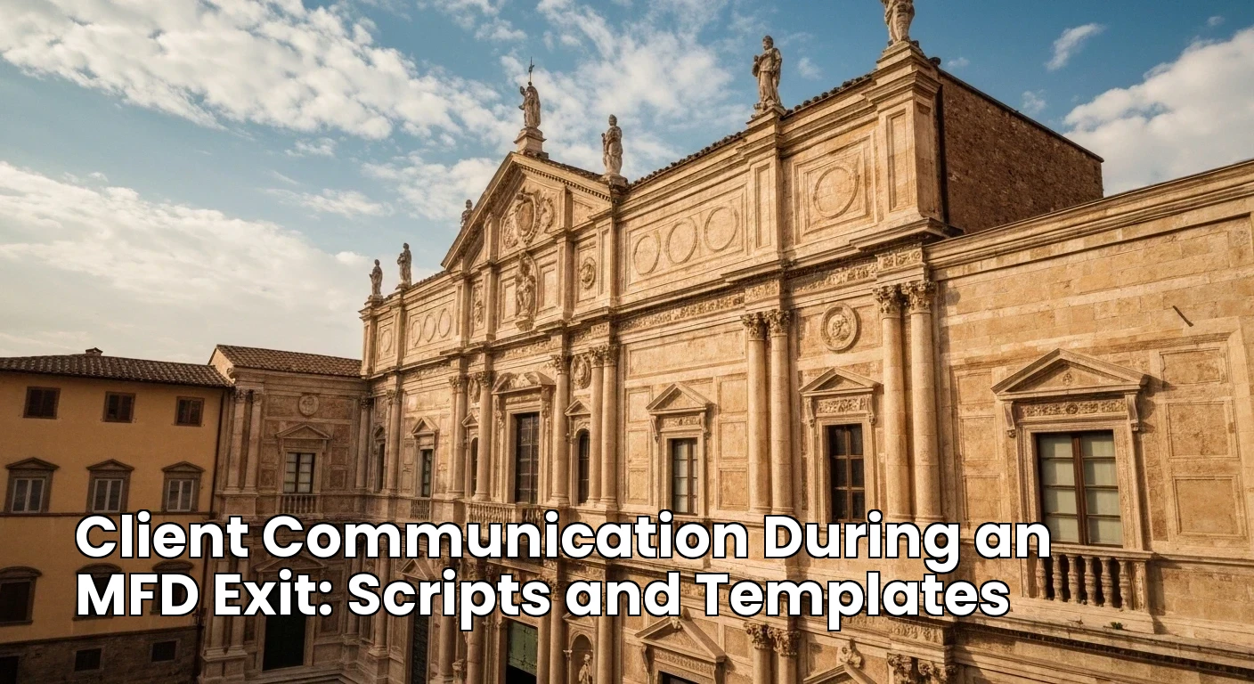 Client Communication During an MFD Exit: Scripts and Templates