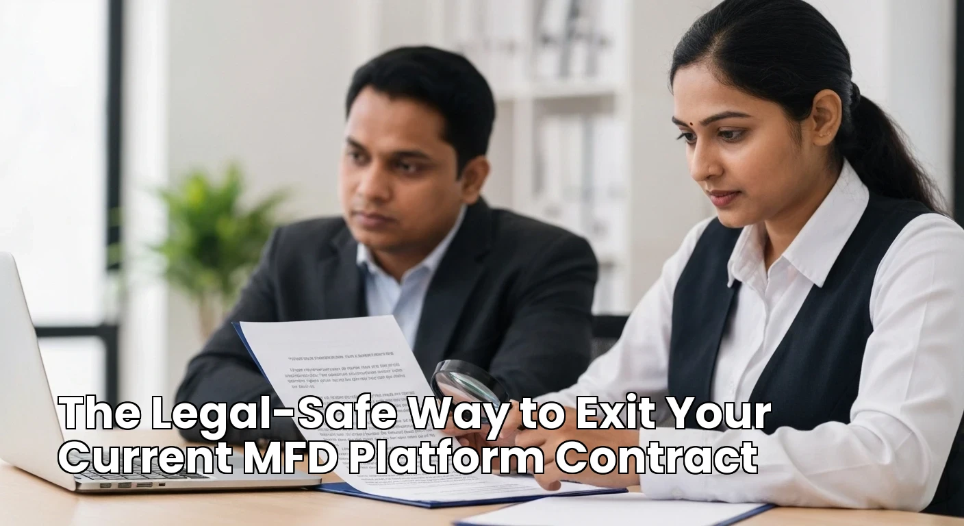 The Legal-Safe Way to Exit Your Current MFD Platform Contract