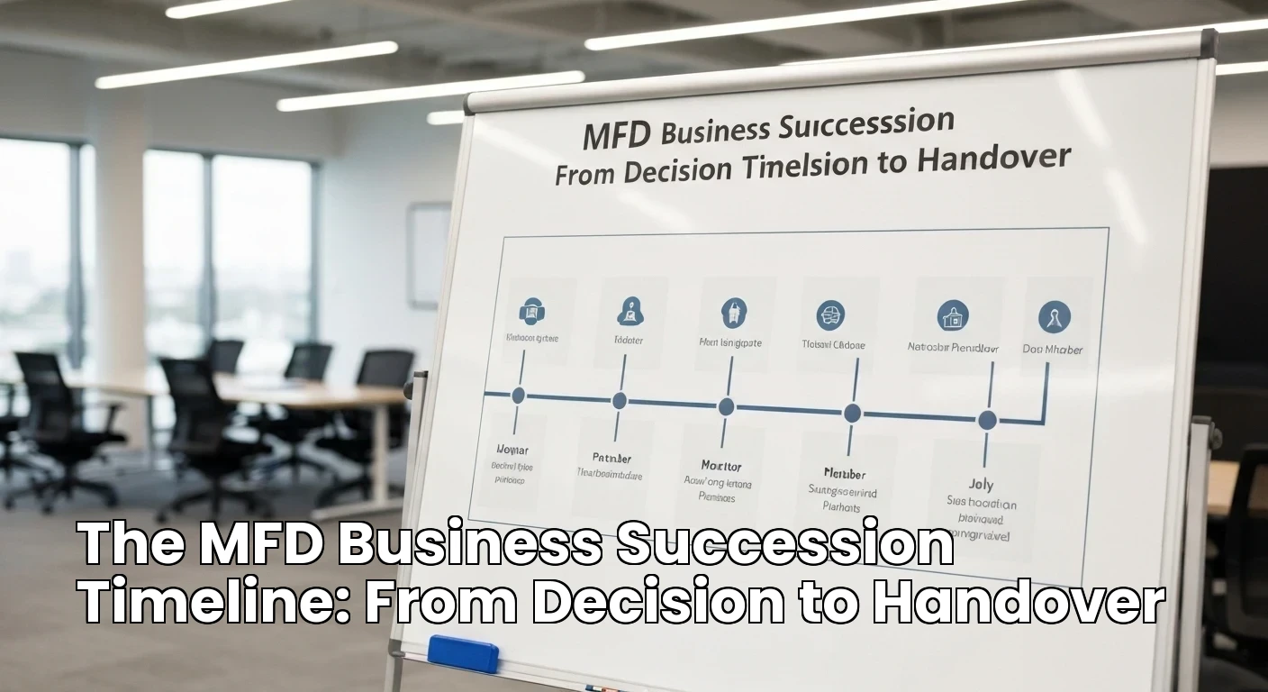 The MFD Business Succession Timeline: From Decision to Handover