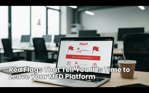 Red Flags That Tell You It Is Time to Leave Your MFD Platform