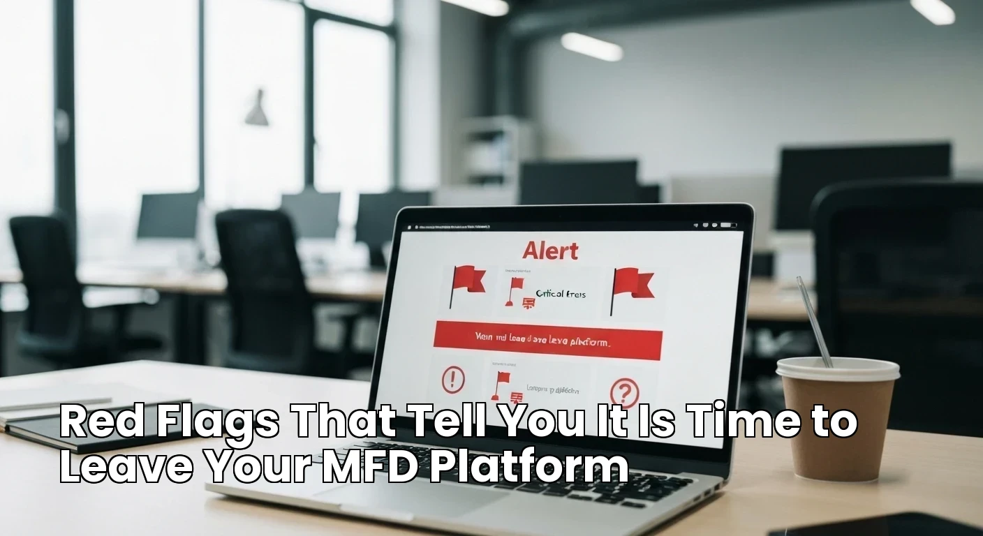 Red Flags That Tell You It Is Time to Leave Your MFD Platform