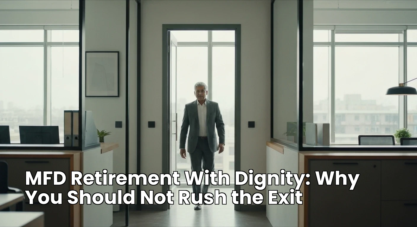 MFD Retirement With Dignity: Why You Should Not Rush the Exit