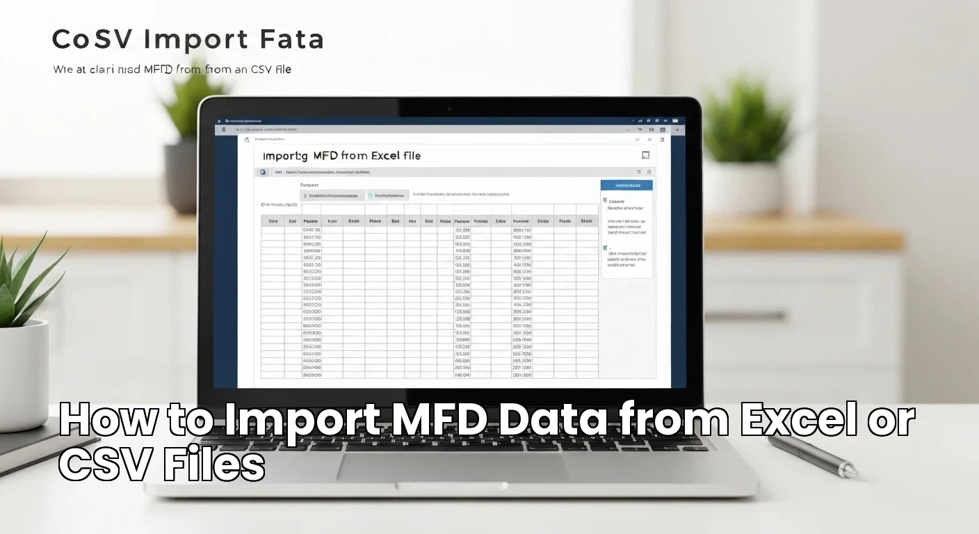 How to Import MFD Data from Excel or CSV Files