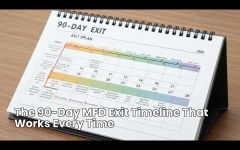 The 90-Day MFD Exit Timeline That Works Every Time
