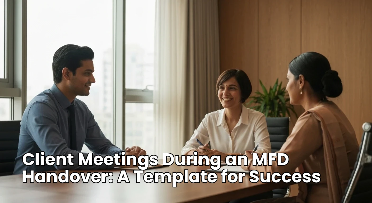 Client Meetings During an MFD Handover: A Template for Success