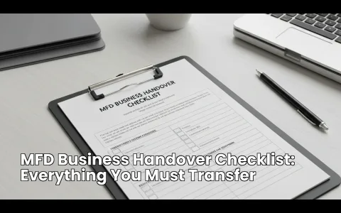 MFD Business Handover Checklist: Everything You Must Transfer