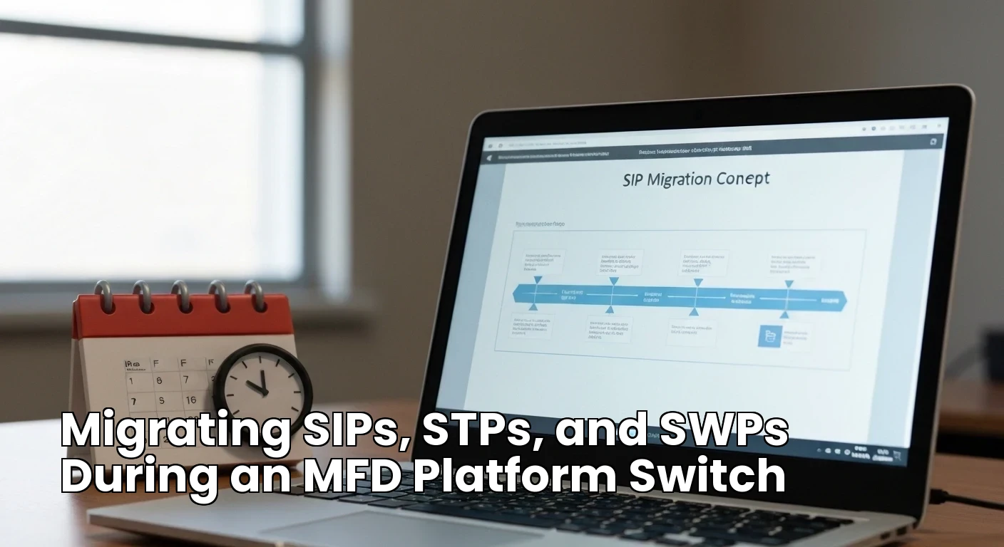 Migrating SIPs, STPs, and SWPs During an MFD Platform Switch