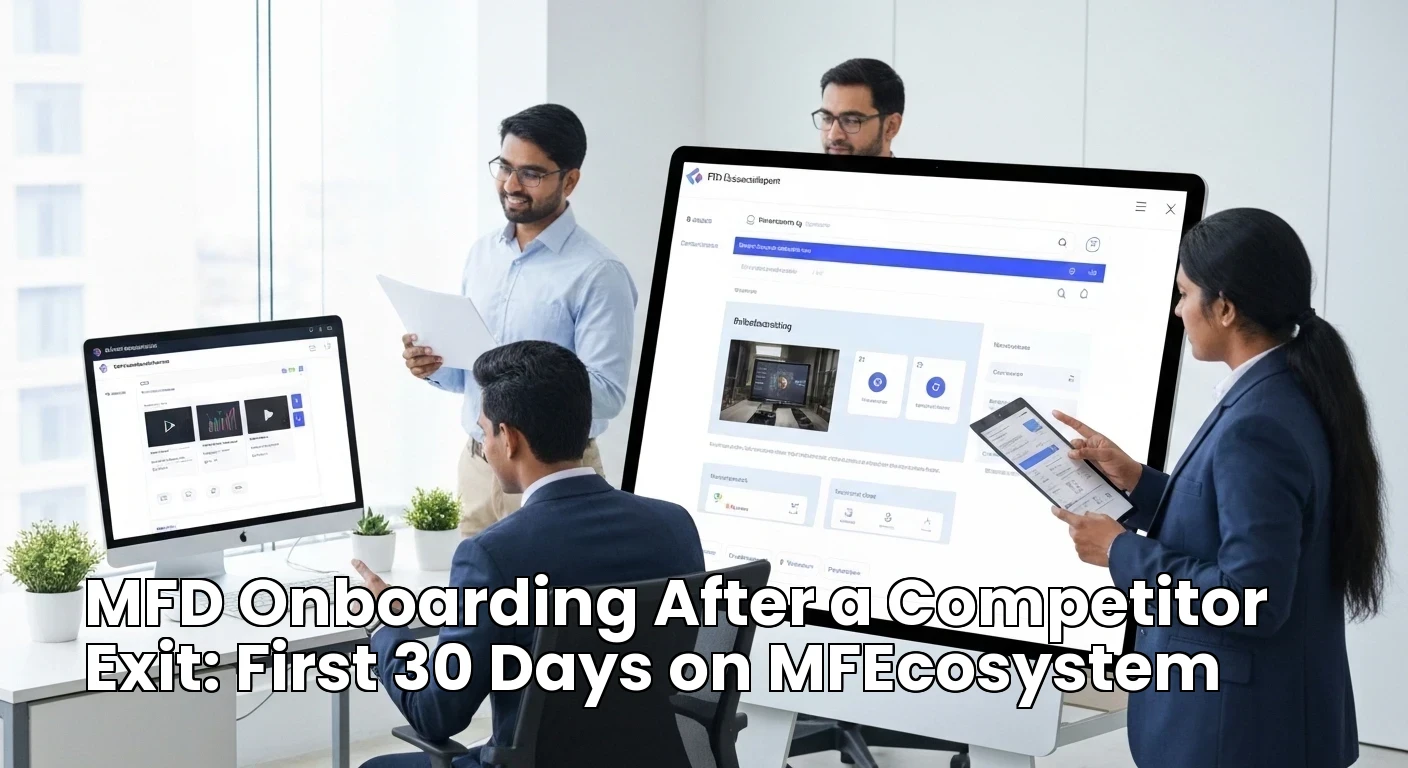 MFD Onboarding After a Competitor Exit: First 30 Days on MFEcosystem