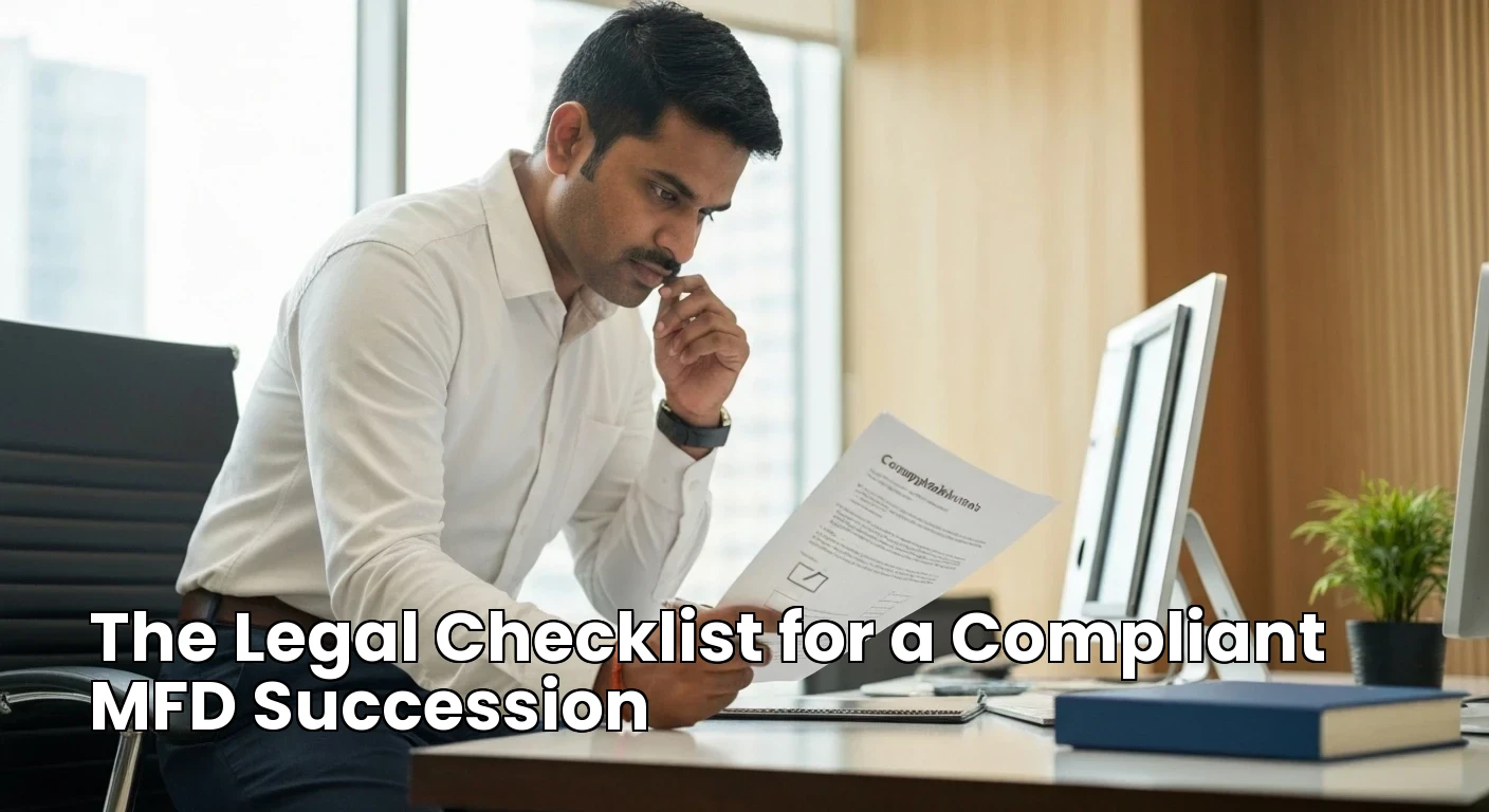 The Legal Checklist for a Compliant MFD Succession